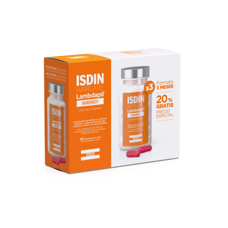 Lambdapil Hairdensity Tratamiento 3 Meses 180 Cáps