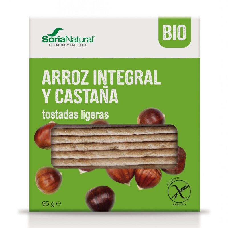 Soria Natural Tostadas de Arroz y Castaña 95Grs